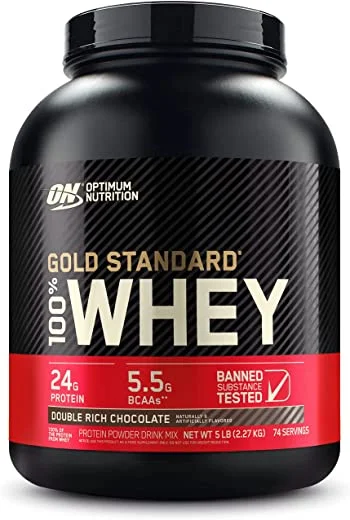 optimum nutrition gold standard 100 whey protein powder double rich 1
