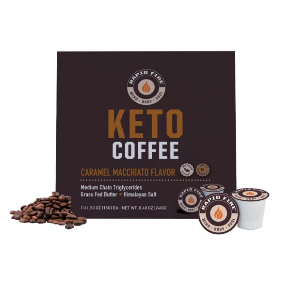 rapidfire caramel macchiato ketogenic high performance keto coffee pods jpg